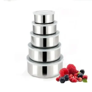 Stainless Steel Food Box 5 In 1